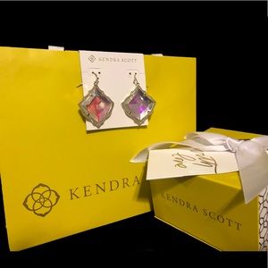 Kendra Scott Kirsten Dichroic glass earrings